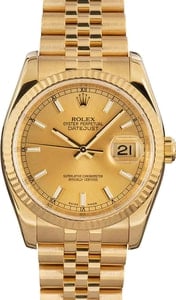 Pre-Owned Rolex Datejust Ref 116238 Yellow Gold