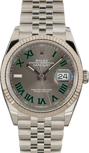 Rolex Datejust 36MM Stainless Steel, Jubilee Band Slate Roman Dial, B&P (2021)