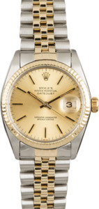 Used Rolex Datejust 16013 Two Tone