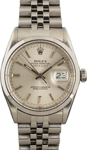 Pre Owned Rolex Datejust Stainless Steel 16000