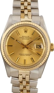 Datejust Rolex 1601 Two-Tone