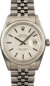 Men's Rolex Datejust 1601 Silver Dial