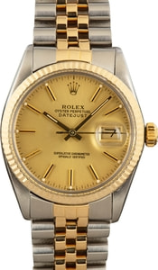 Datejust Rolex 16013 Champagne Dial
