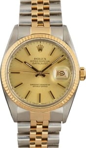 Rolex Datejust 16013 Steel & 18k Gold