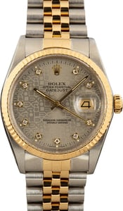 Used Rolex Datejust 16013 Diamond Dial