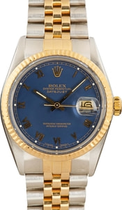 Rolex Datejust 16013 Blue Roman