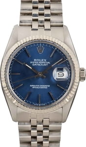 Rolex Datejust 16014 Blue Dial