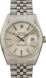 Used Rolex Datejust 16014 Silver Dial