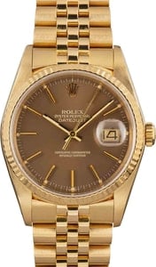 Rolex Datejust 16018 Yellow Gold