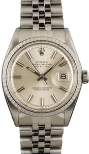 Pre Owned Rolex Datejust 1603 Engine Turned Bezel