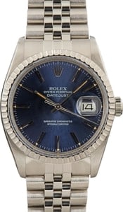 Rolex Datejust 16030 Blue Dial