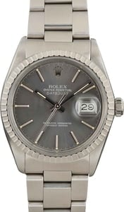 Men's Rolex Datejust 16030 Slate Dial