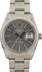 Men's Rolex Datejust 16030 Slate Dial