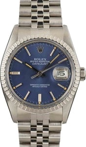 Used Rolex Datejust 16030 Blue Dial