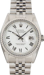 Rolex Datejust 16030 White Buckley
