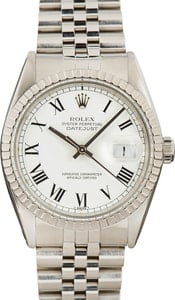 Rolex Datejust 16030 White Buckley