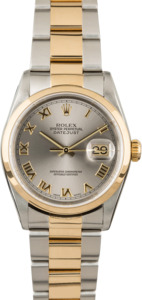 PreOwned Rolex Datejust 16203 Rhodium Dial