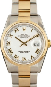 Rolex Datejust 16203 White Roman Dial