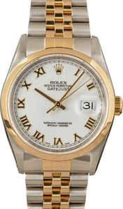 Rolex Datejust 16203 White Roman