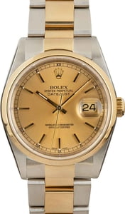 Rolex Datejust 16203 Smooth Bezel