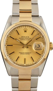 Rolex Datejust 16203 Smooth Bezel