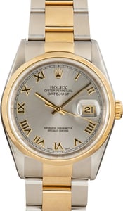 Pre-Owned Rolex Datejust 16203 Slate Dial