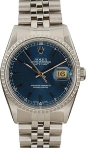 Pre Owned Rolex DateJust Stainless Steel 16220