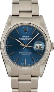 Rolex Datejust 16220 Blue Dial