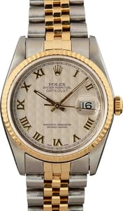 Used Rolex Datejust 16233 Pyramid Dial