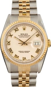 Rolex Datejust 16233 Ivory Dial