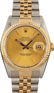 Rolex Datejust 16233 Champagne Dial