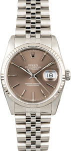 Used Rolex Datejust 16234 Slate Index Dial