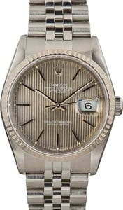 Rolex Datejust 16234 Slate Tapestry Index Dial