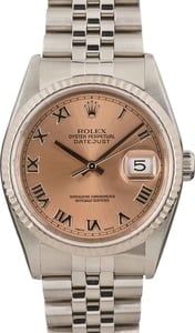 Rolex Datejust 16234 Salmon Roman Dial