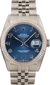 Pre-Owned Rolex Datejust 16234 Arabic Markers