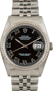 Pre-Owned Rolex 36MM Datejust 16234 Roman Dial