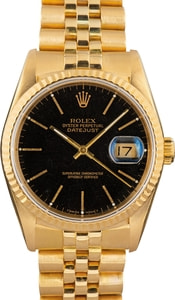 Rolex Datejust 16238 Yellow Gold Jubilee