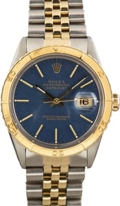 Rolex Datejust Thunderbird 16253 Blue Dial