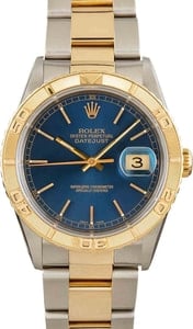 Men's Rolex Datejust 16263 Blue Thunderbird
