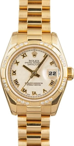 Rolex Lady President 179368 Diamond Bezel