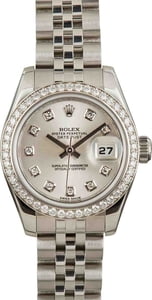 Ladies Datejust 179384 Diamond Bezel