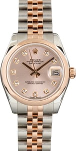 Used Lady Rolex Datejust 31 Ref 178241 Steel & Everose Gold