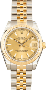 Pre-Owned Rolex Datejust 31 Ref 178273 Champagne Dial