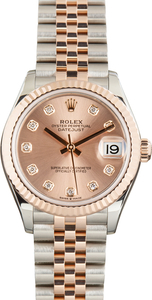 Pre-Owned Rolex Datejust 31 Ref 278271 Pink Diamond Dial