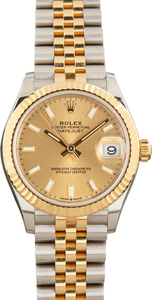 Pre-Owned Rolex Datejust 31 Two Tone 278273 Champagne Dial