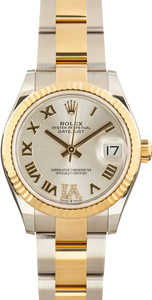 Pre-Owned Ladies Rolex Datejust 31 Two Tone Ref 278273 Silver Dial