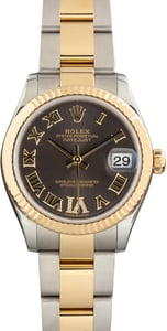 Used Rolex Datejust 31 Ref 278273 Dark Grey Diamond Dial