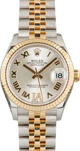 Used Ladies Rolex Datejust 31 Ref 278273 Silver Dial