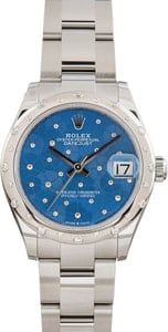 Rolex Datejust 31 278344 Blue Floral Diamond Dial