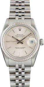 Pre-Owned Ladies Rolex Datejust 31 Ref 68274 Silver Dial
